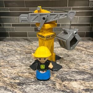 John Deere action figure and crane